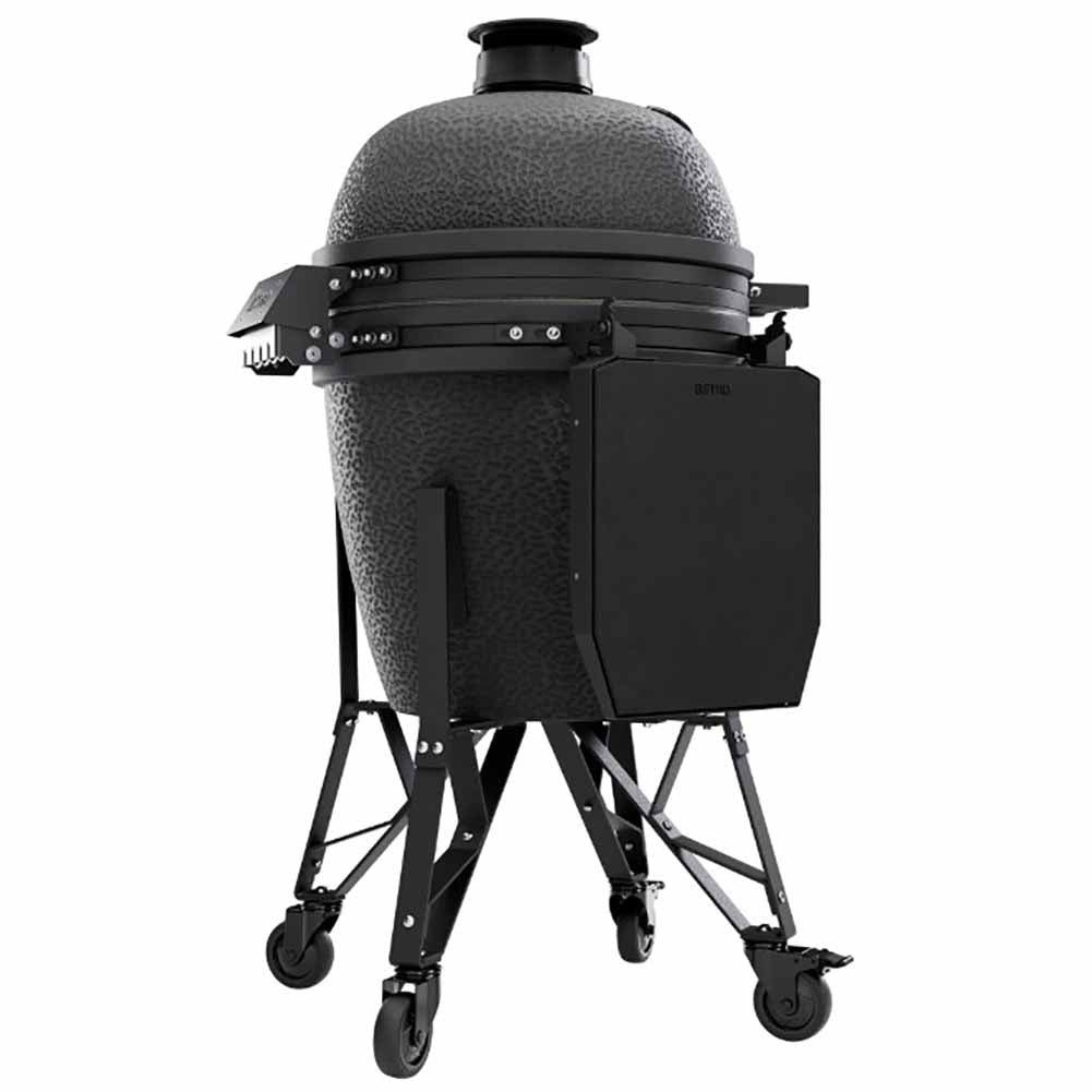 BSTRD Kamado Large Graphite Barbecue in Ceramica con Supporto e Ripiani Laterali 5
