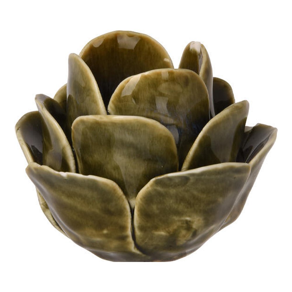 Portacandela in porcellana a forma di fiore smaltato 8,7 cm – 1 pezzo, colore assortito 5