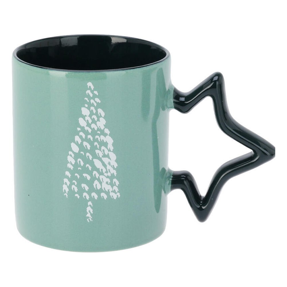 Tazza mug in porcellana new bone con manico a stella 380 ml – 1 pezzo, design assortito 3