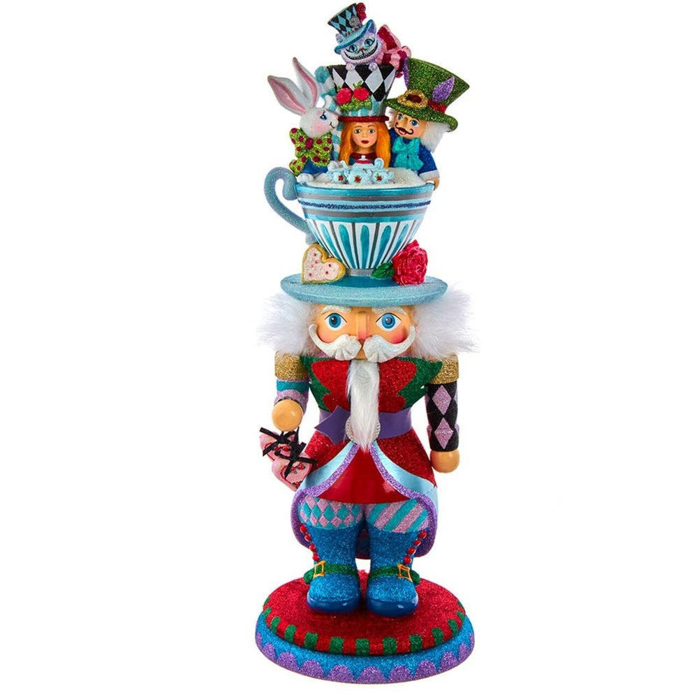 Schiaccianoci decorativo Kurt S. Adler Hollywood Nutcrackers Alice con cappello a tazza 45,7 cm 1