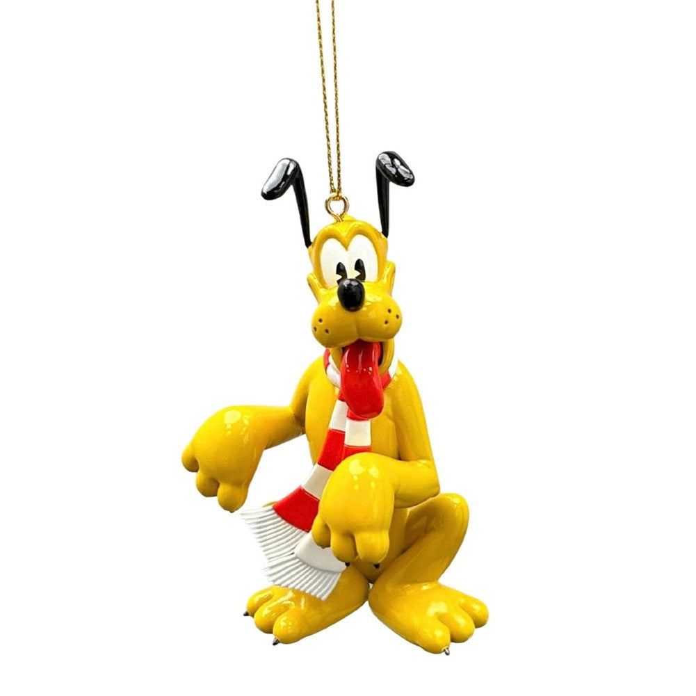 Addobbo 3D per albero di Natale Disney Pluto con sciarpa 1
