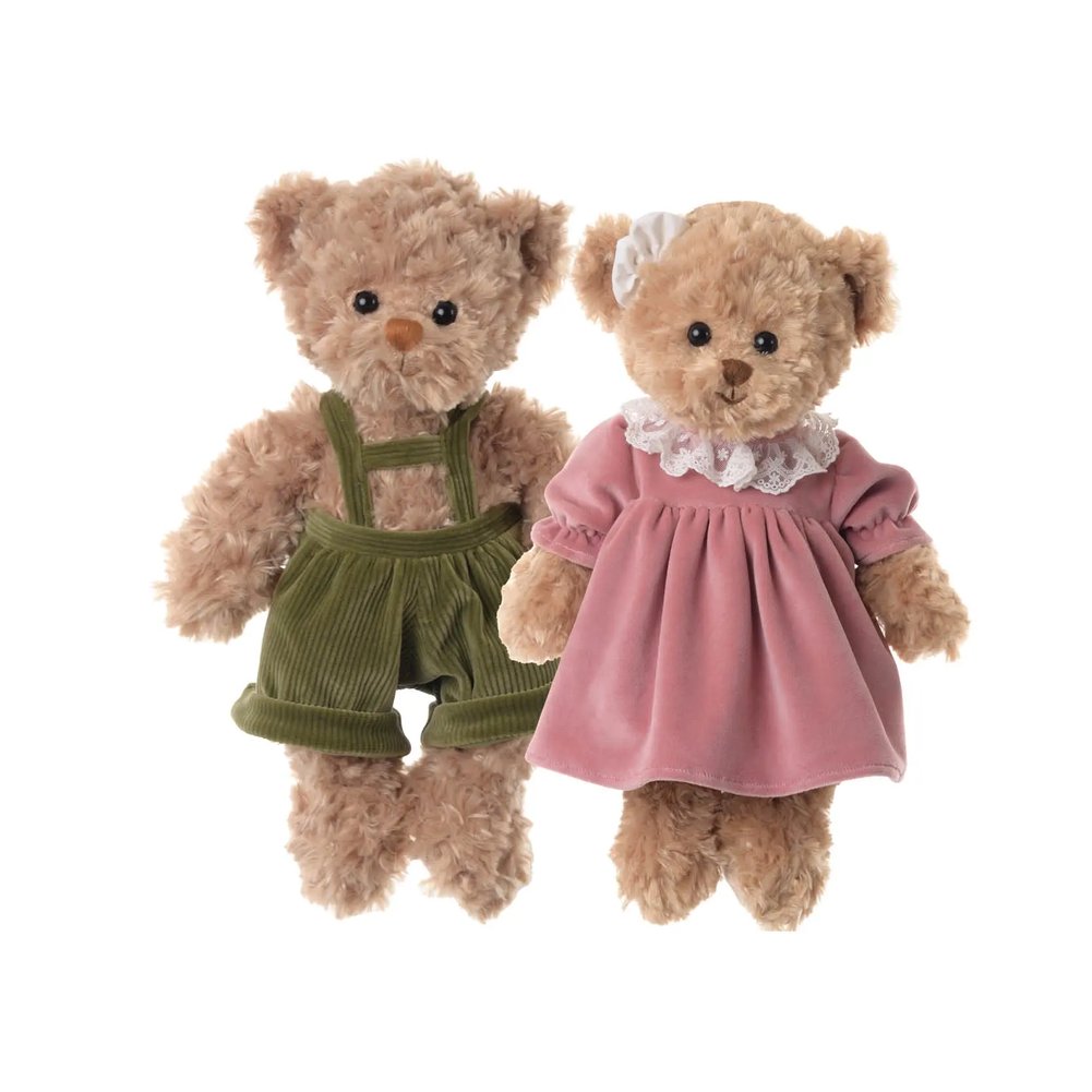 Orsetti di Peluche Vestiti Alfred & Lisen Bukowski 35 cm, Orso o Orsa 1