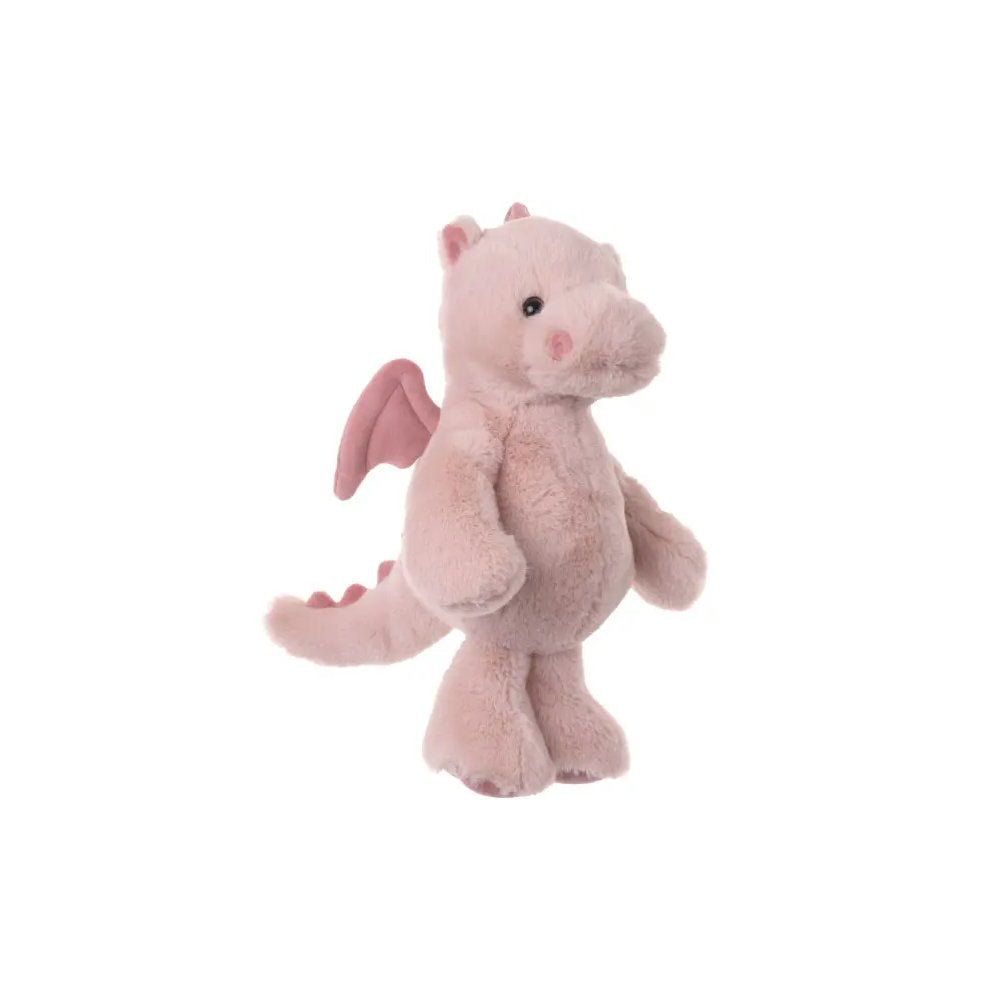 Peluche Drago Lovely Ruby a Pelo Lungo Bukowski 30 cm Rosa 1