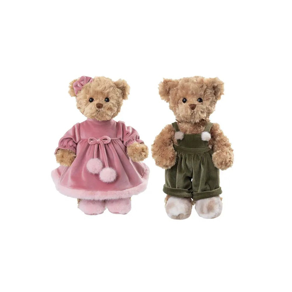 Orsetti di Peluche Vestiti Aiko & Mavi Bukowski 35 cm, Assortimento 2 Modelli 1