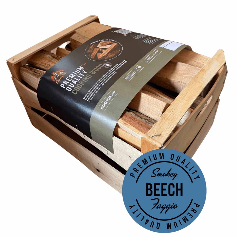 Kit cooking wood Smokey Ben faggio sacco 10 kg 1