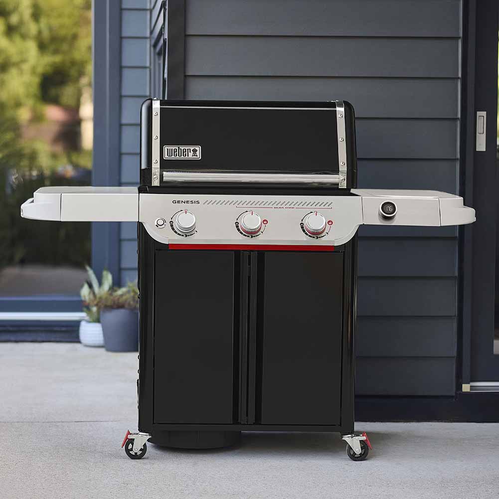 Weber Genesis E-325 barbecue a gas con Sear Zone e copertura premium 4
