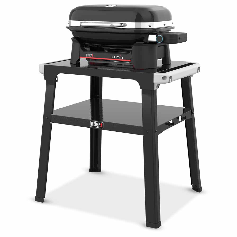 Weber Lumin Compact con stand barbecue elettrico con custodia premium 2