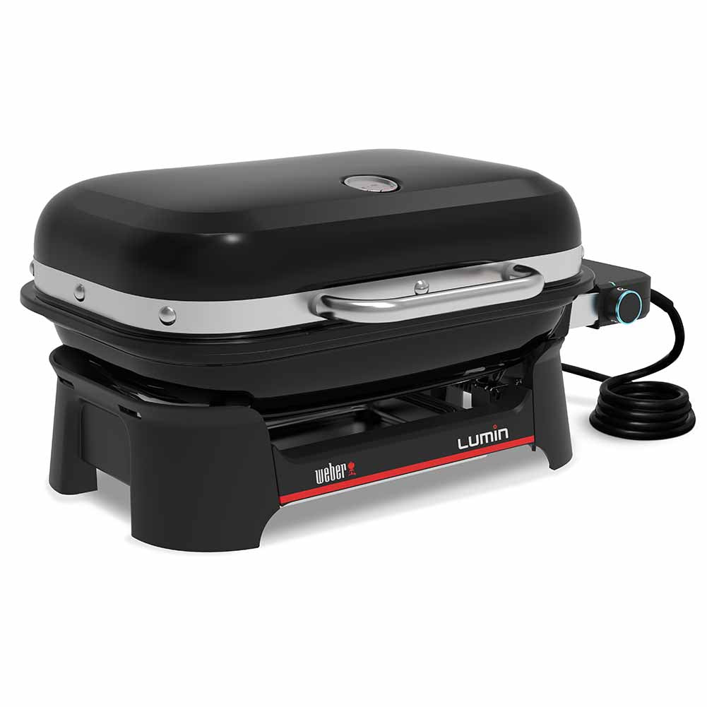 Weber Lumin Compact barbecue elettrico con custodia premium protettiva 4