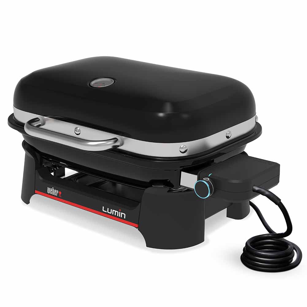 Weber Lumin Compact barbecue elettrico con custodia premium protettiva 3