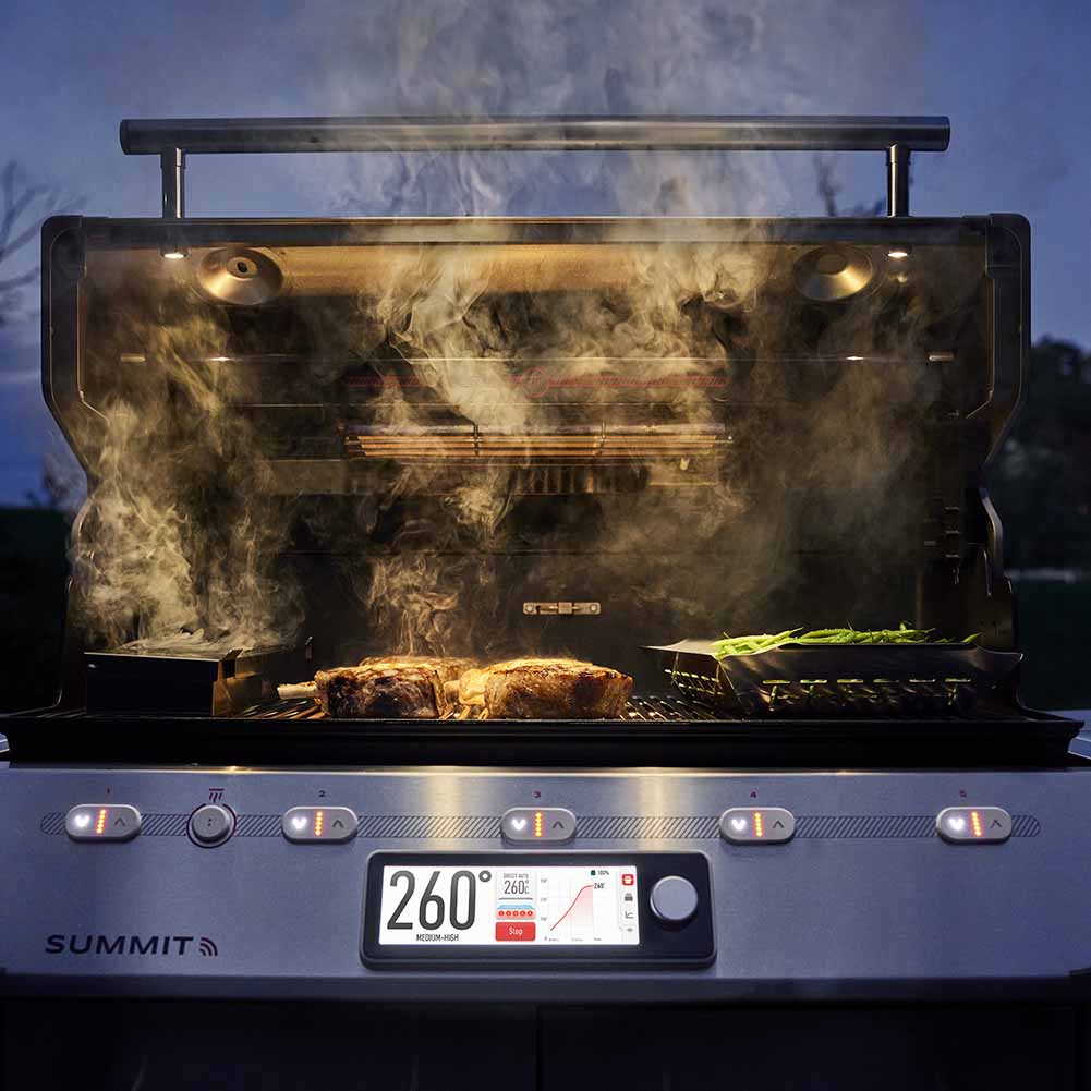 Weber Summit FS38XS Barbecue a Gas 5 Bruciatori con Weber Connect 9