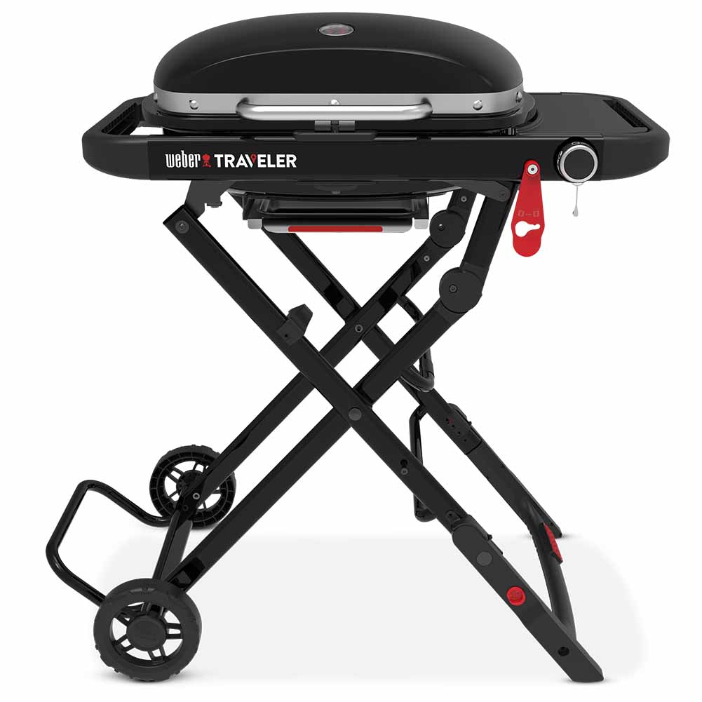 Weber Traveler Compact barbecue a gas portatile con paletta precision 7