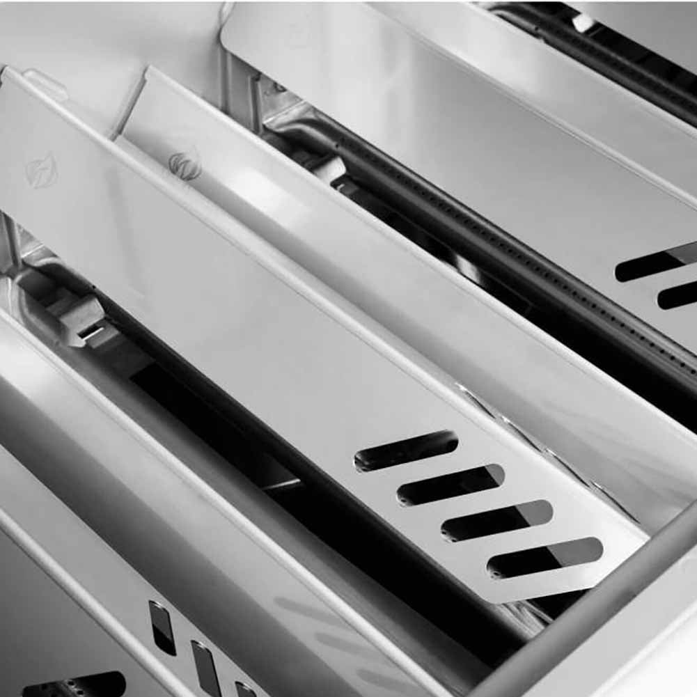 Napoleon Prestige PRO 665 Elite Barbecue a gas con Sizzle Zone e affumicatore integrato 7
