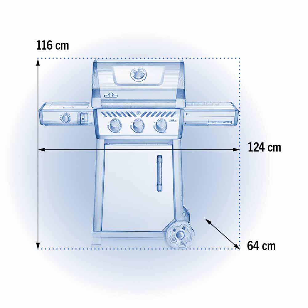 Napoleon Freestyle PRO 365 Barbecue a gas con Sizzle Zone 7