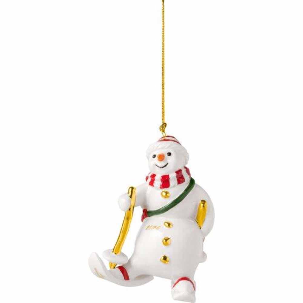 Addobbo Pupazzo di Neve Christmas Classics Oro 2026 Villeroy & Boch 1