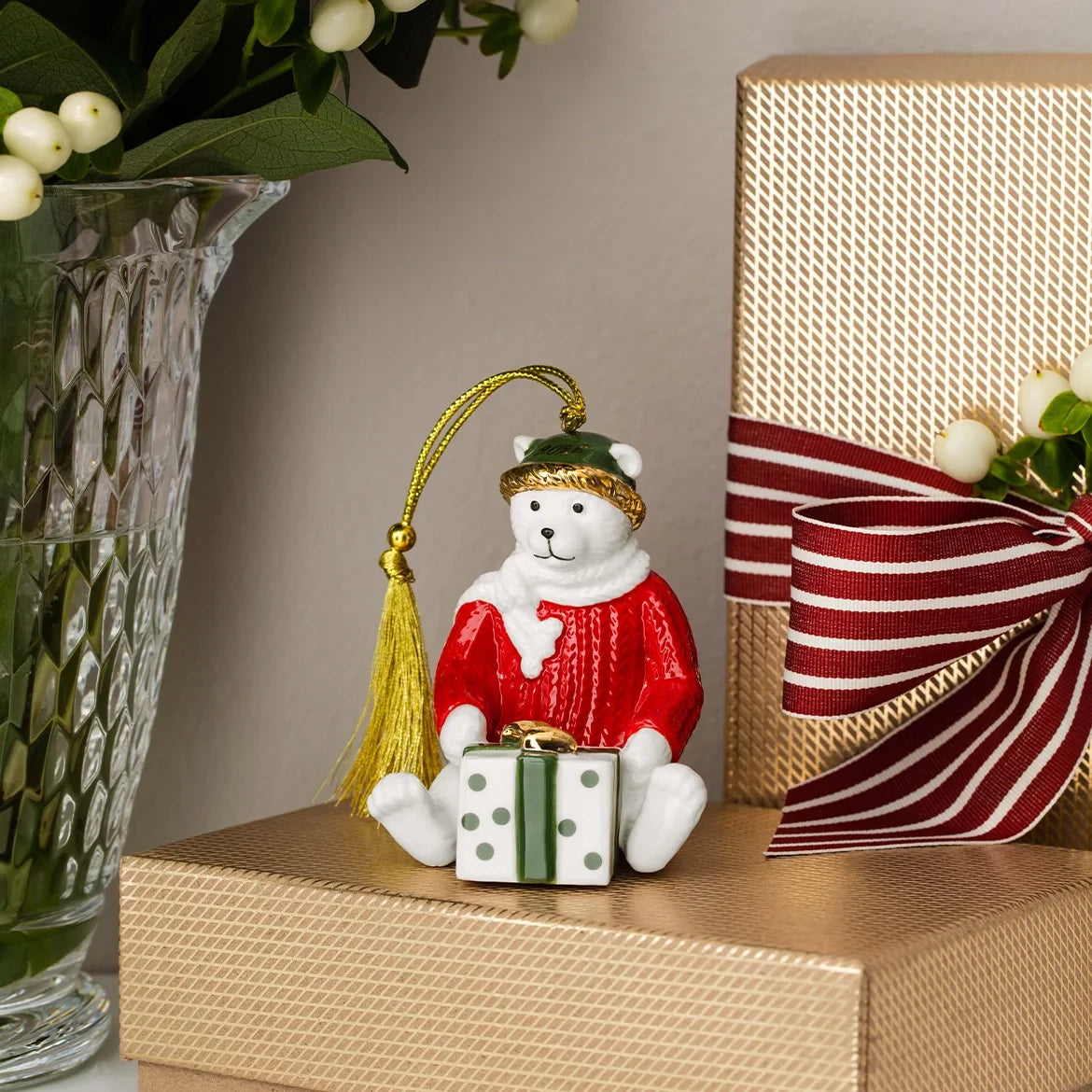 Addobbo Orsacchiotto Christmas Classics Oro 2026 Villeroy & Boch 2