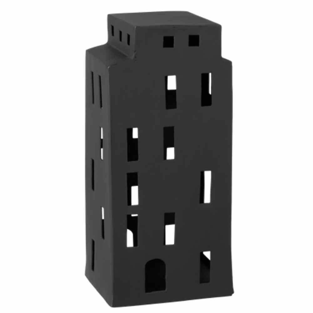 Lanterna Portacandela Christmas Chic Nero 22,5cm Villeroy & Boch 1
