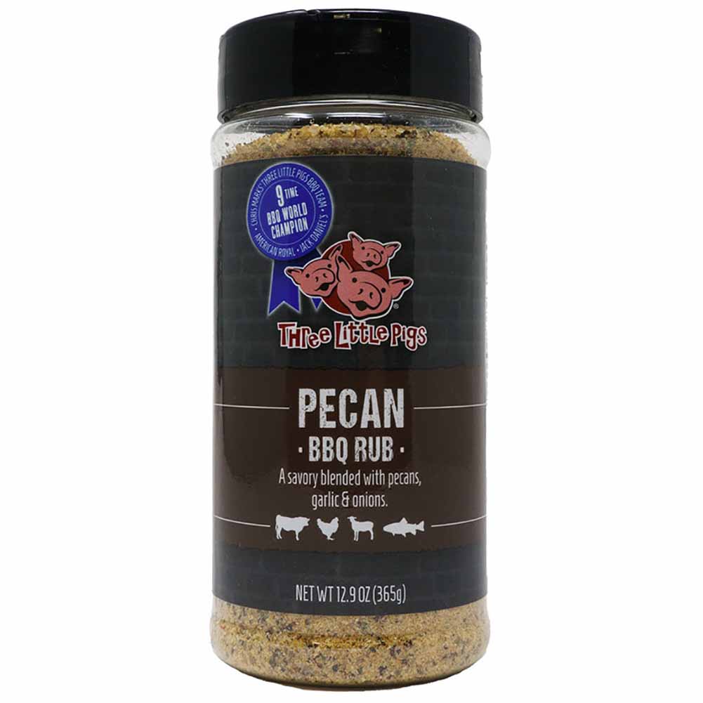 Rub barbecue Three Little Pigs Pecan BBQ dolce caramellato 365 gr 1