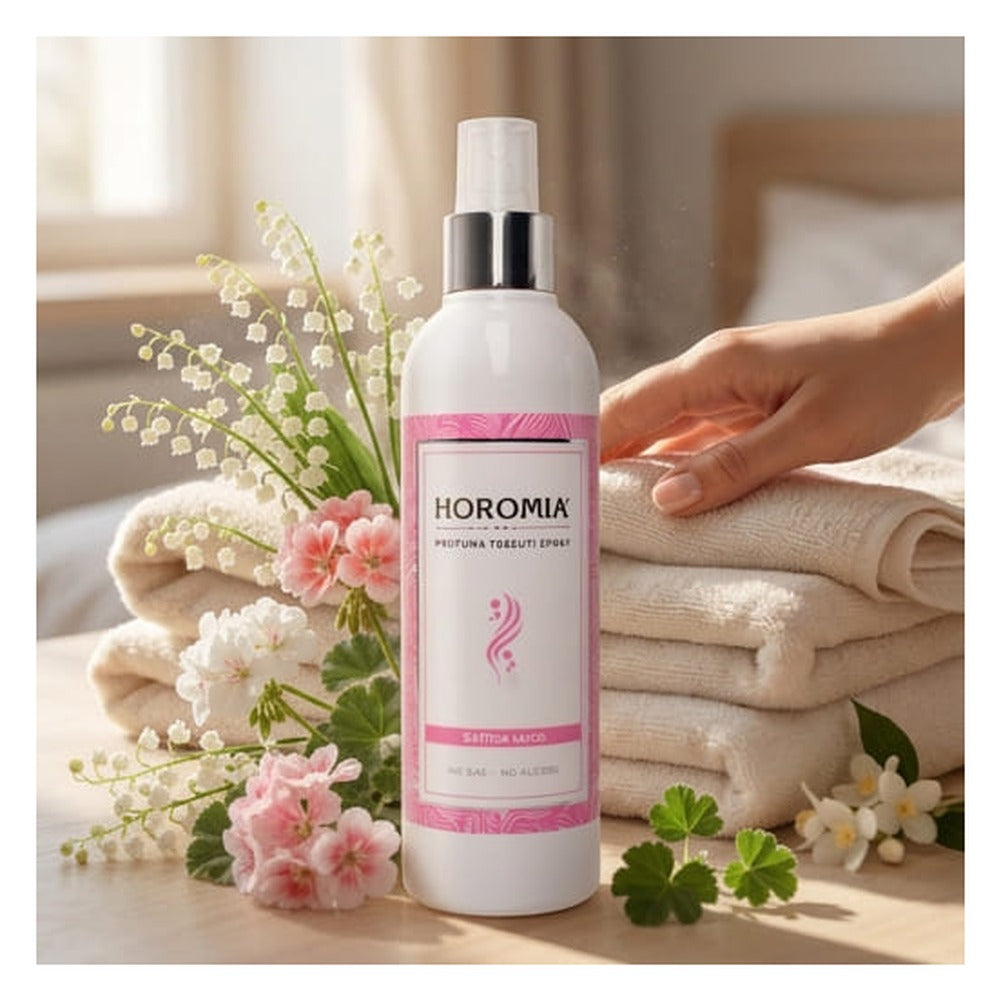 Spray Profumatore per Tessuti Horomia Soffice Talco 250 ml 2