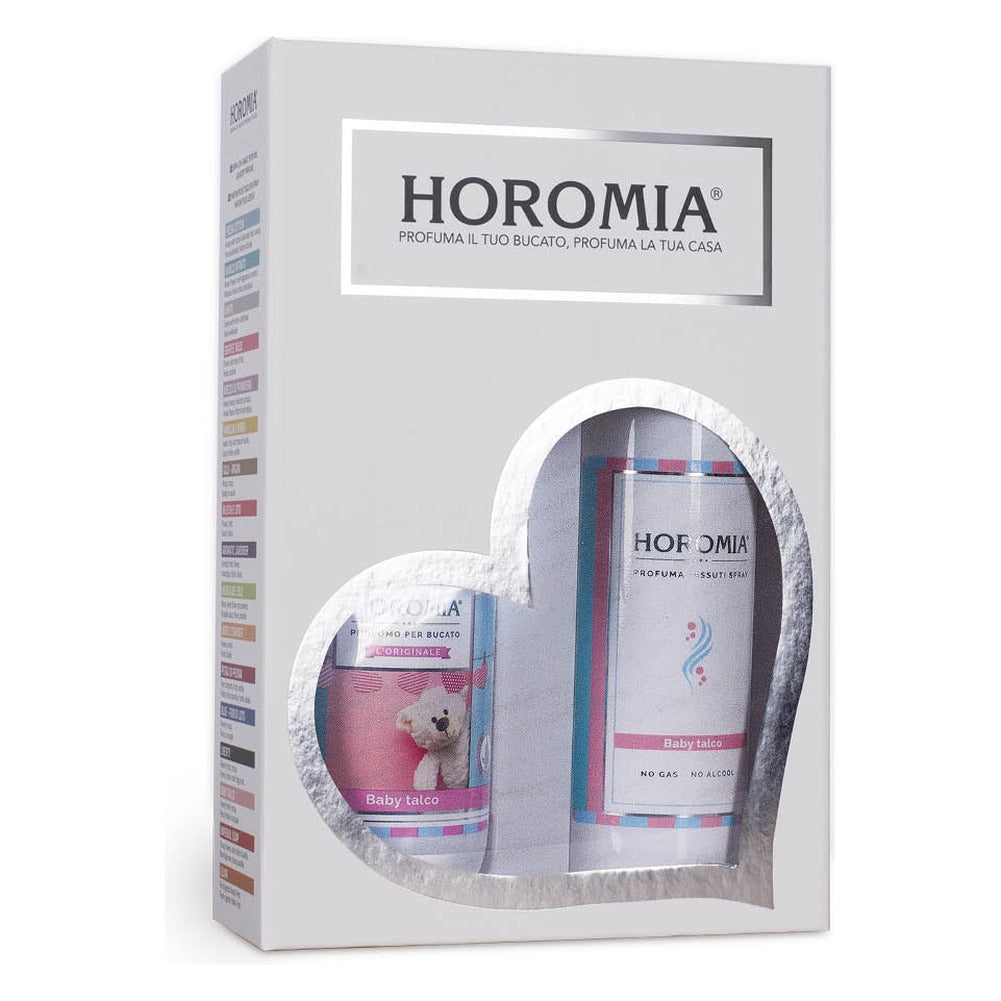 Confezione Horotwins Horomia Baby Talco 2x250 ml 1