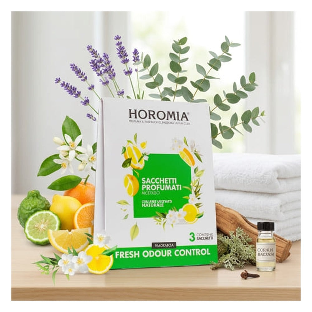 Sacchetti Profumati Multiuso Horomia Fresh Odour Control 3x12 g 2