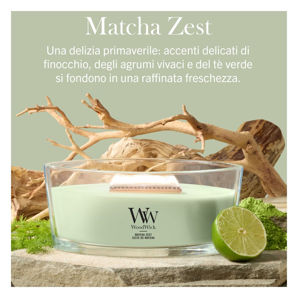 Candela Ellipse WoodWick Matcha Zest 3