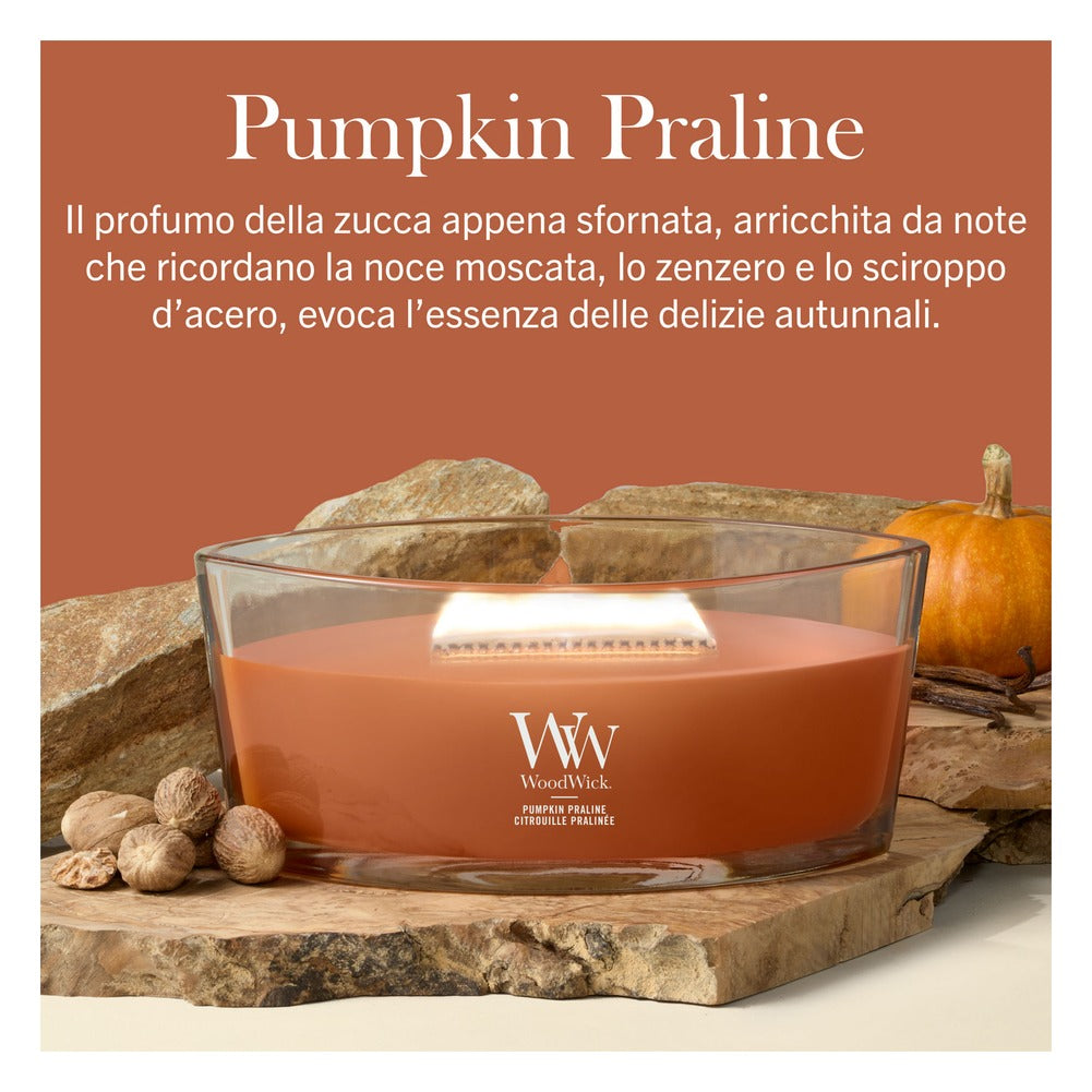 Candela Ellipse WoodWick Pumpkin Praline 2