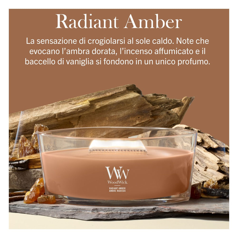 Candela Ellipse WoodWick Radiant Amber 2