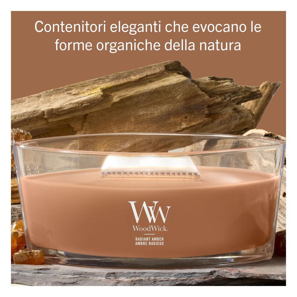 Candela Ellipse WoodWick Radiant Amber 3