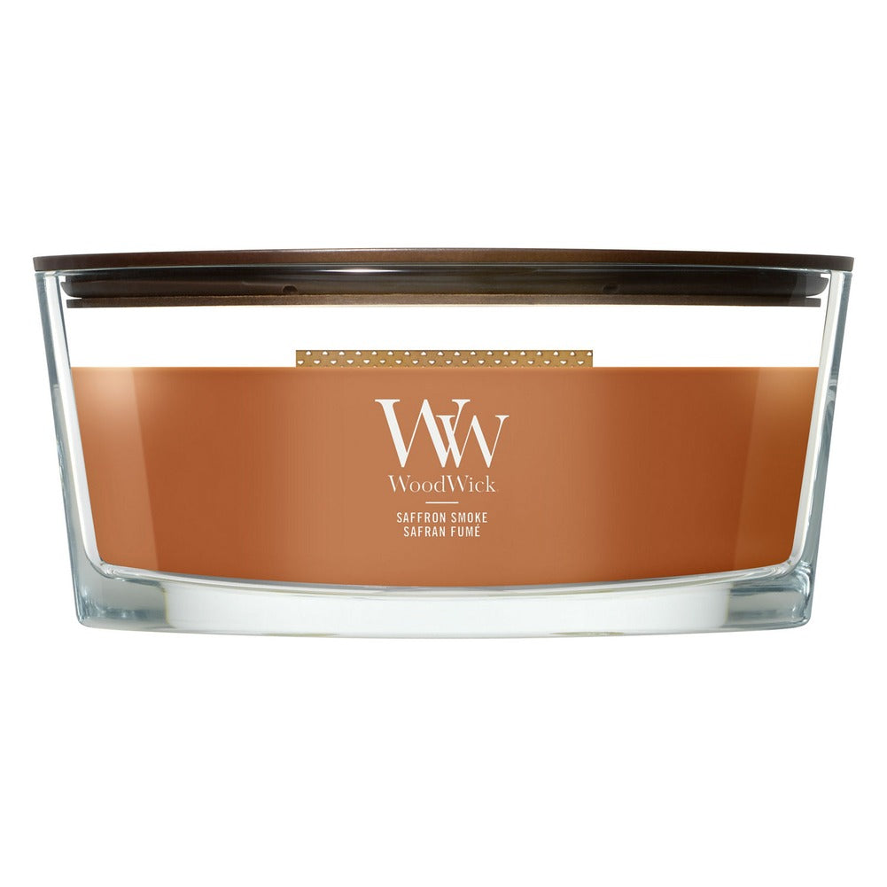 Candela Ellipse WoodWick Saffron Smoke 1
