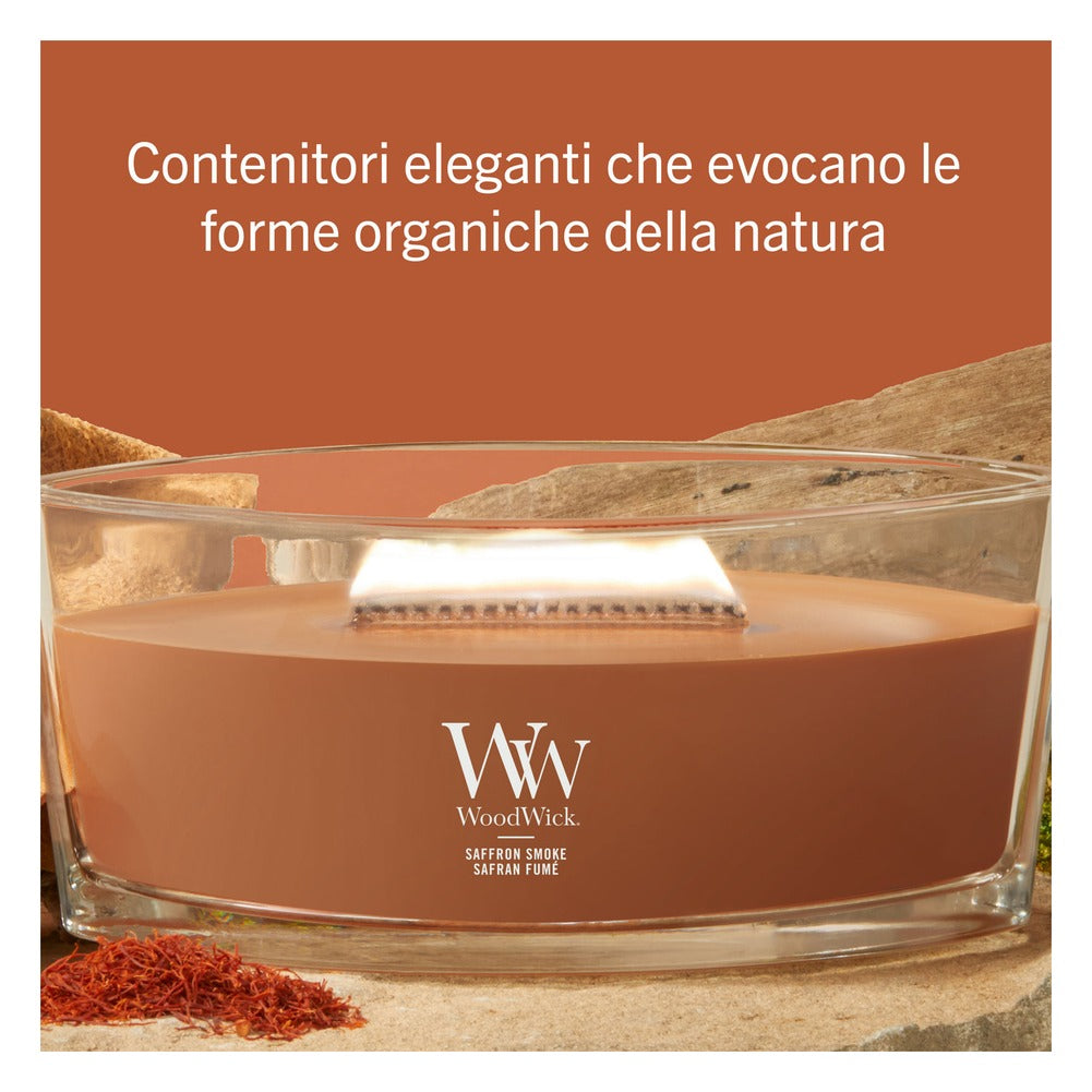 Candela Ellipse WoodWick Saffron Smoke 3