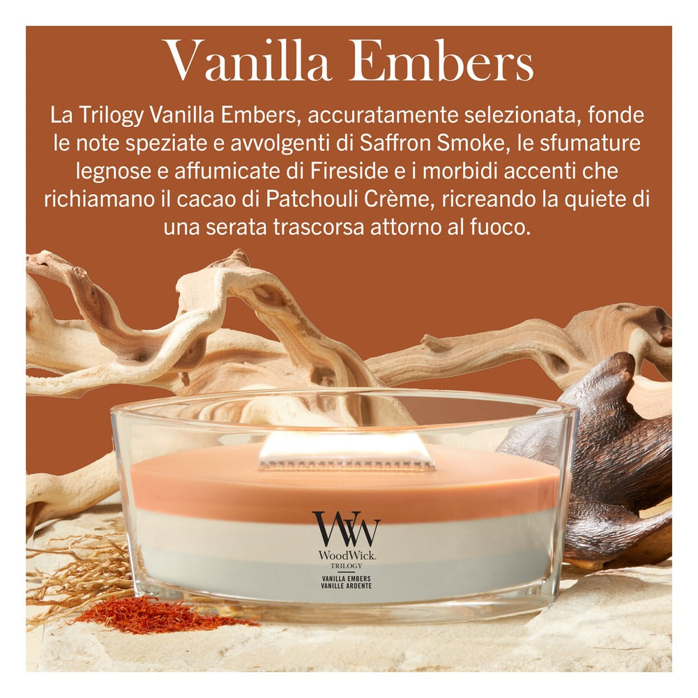 Candela Ellipse Trilogy WoodWick Vanilla Embers 2