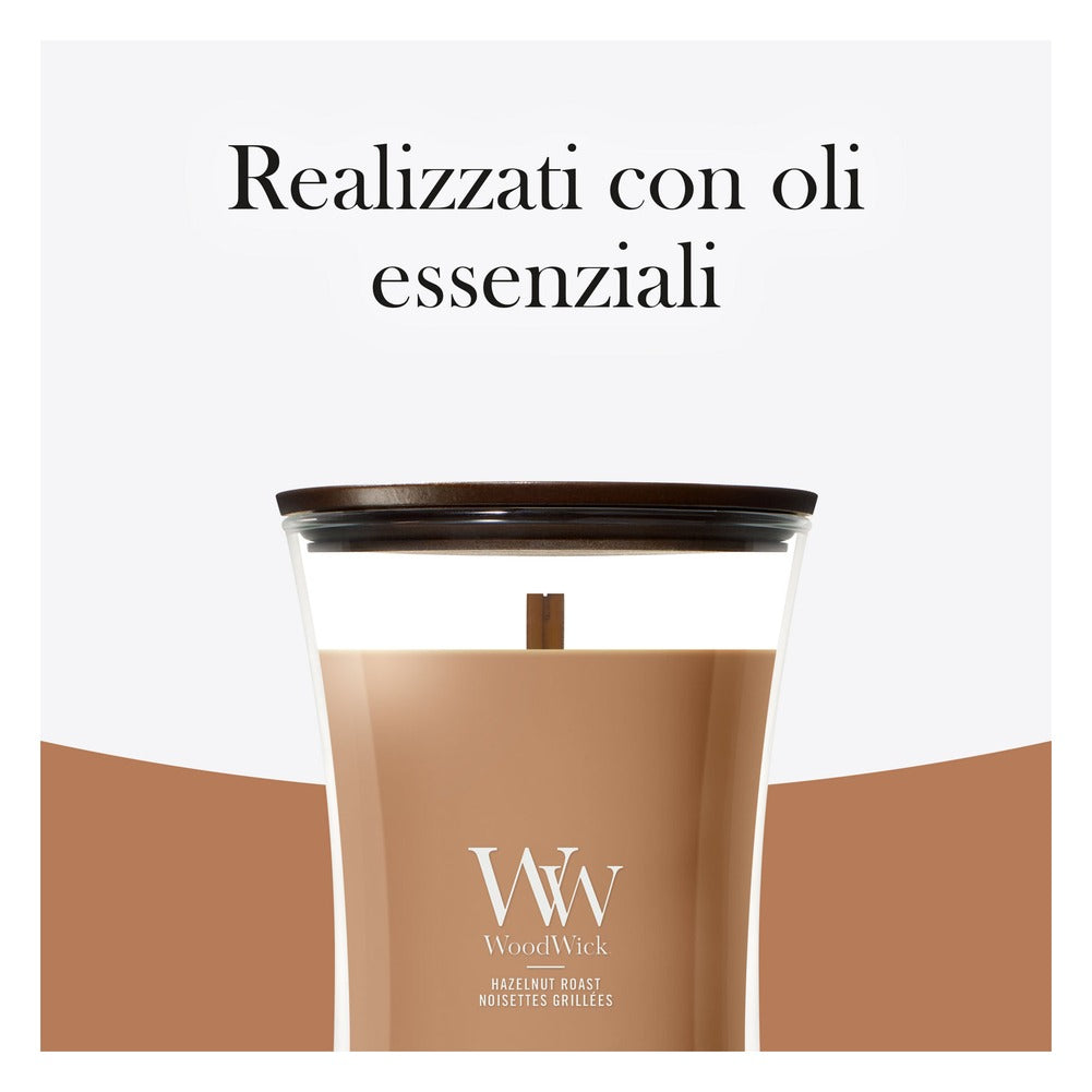 Candela Grande WoodWick Hazelnut Roast 5