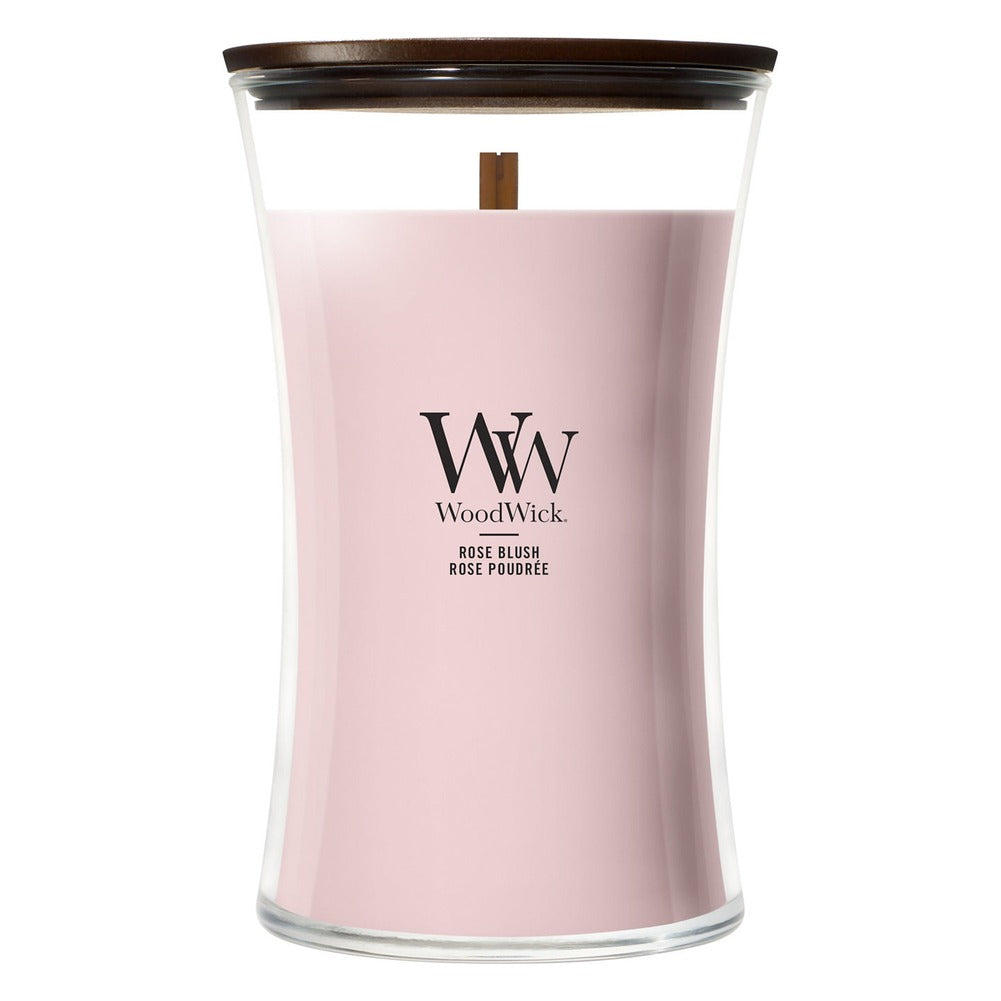 Candela Grande WoodWick Rose Blush 1