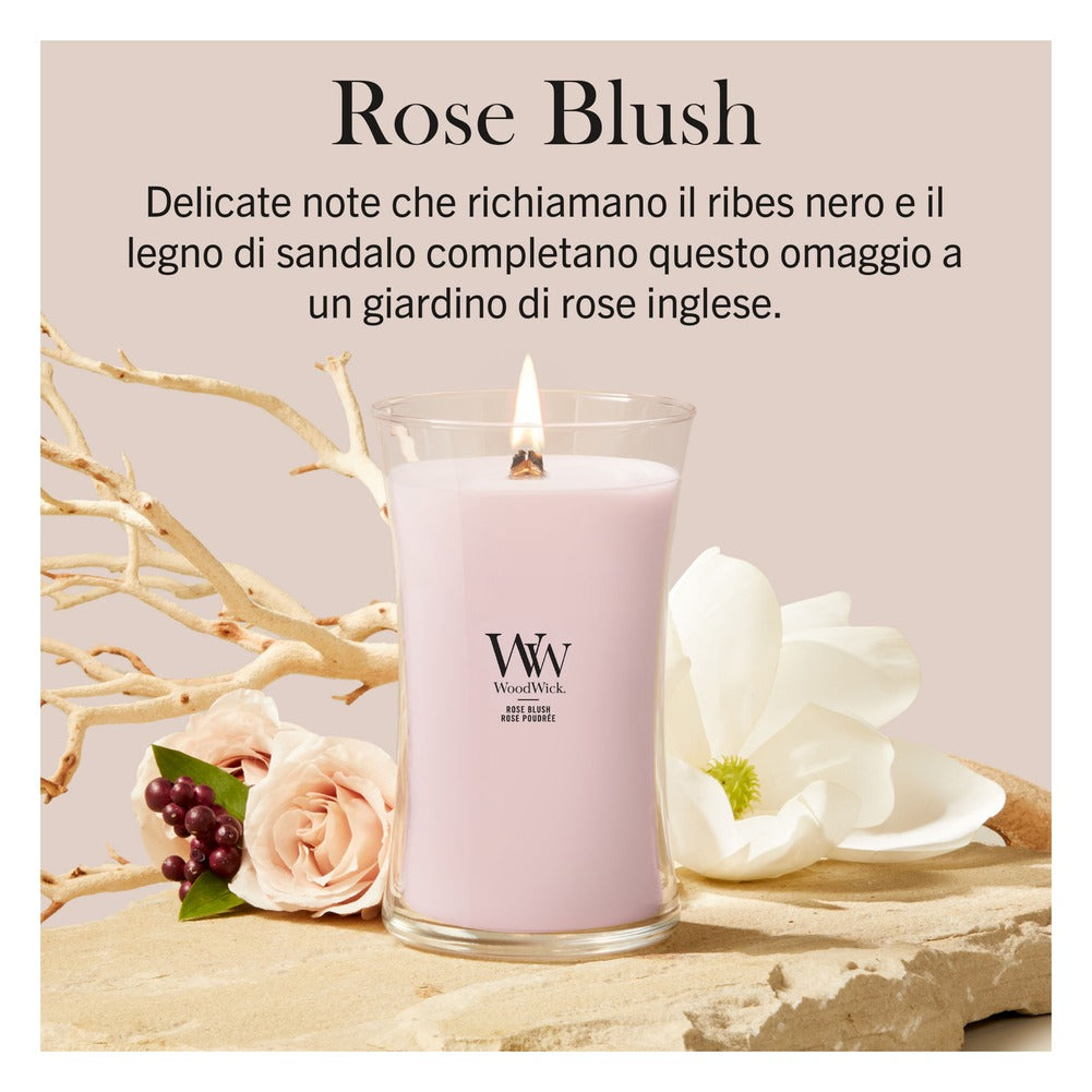 Candela Grande WoodWick Rose Blush 2