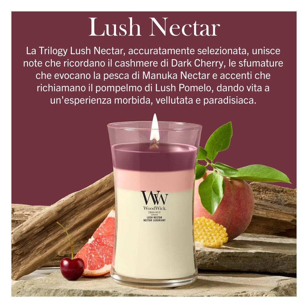 Candela Grande Trilogy WoodWick Lush Nectar 2