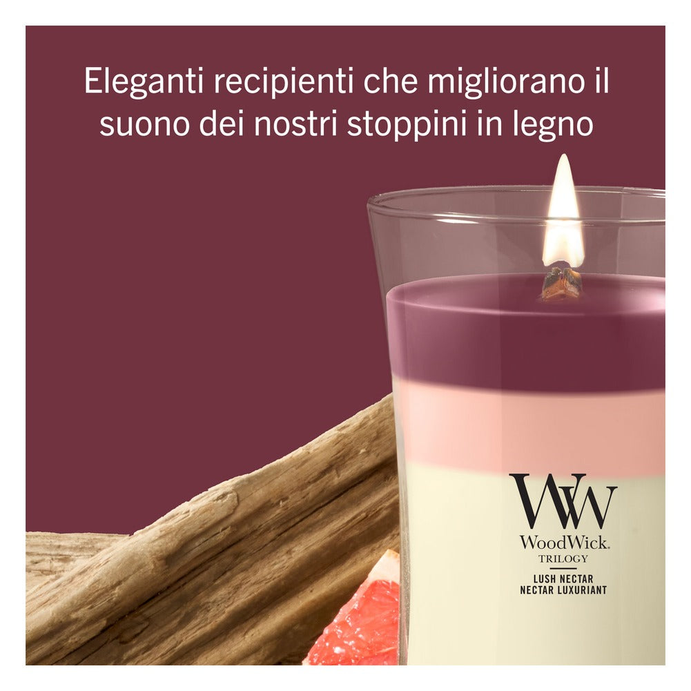 Candela Grande Trilogy WoodWick Lush Nectar 3