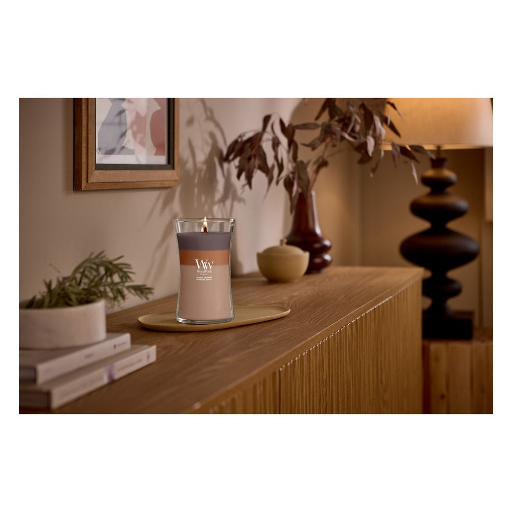 Candela Grande Trilogy WoodWick Radiant Cashmere 2