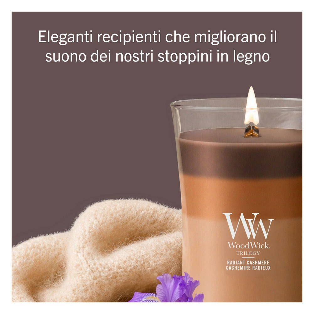 Candela Grande Trilogy WoodWick Radiant Cashmere 4