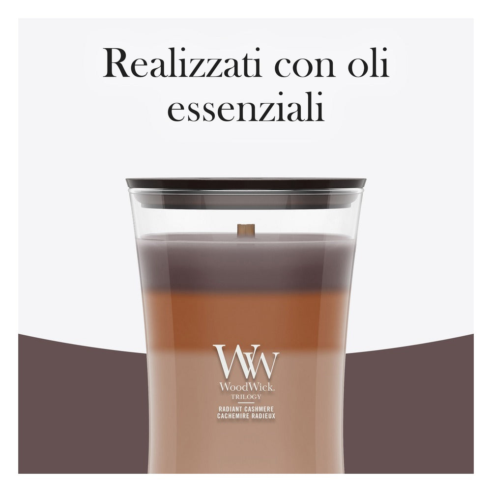 Candela Grande Trilogy WoodWick Radiant Cashmere 6