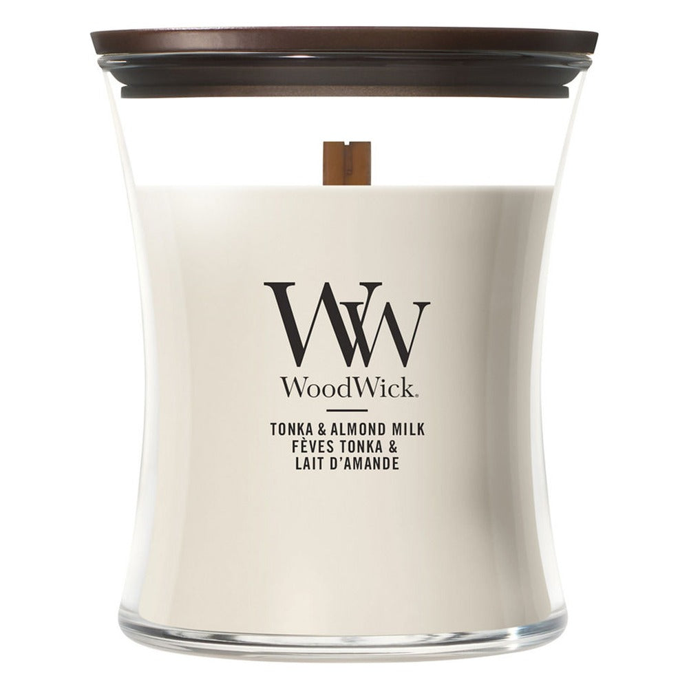 Candela Media WoodWick Tonka & Almond Milk 1