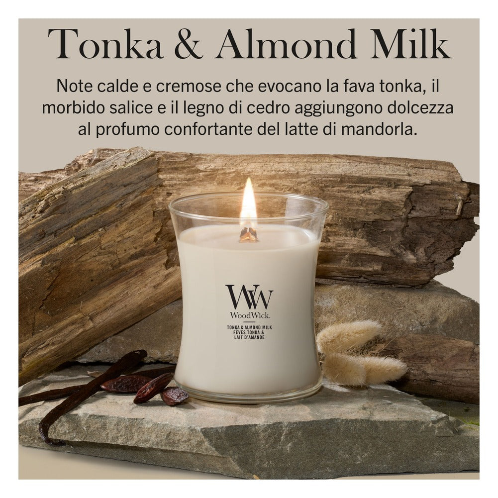 Candela Media WoodWick Tonka & Almond Milk 3