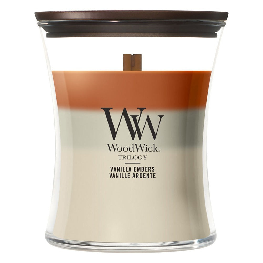 Candela Media Trilogy WoodWick Vanilla Embers 1