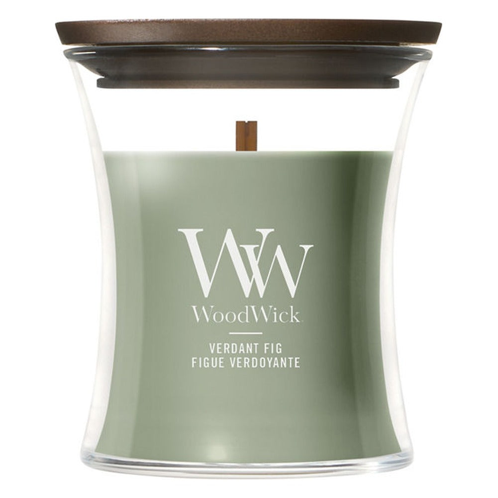 Candela Piccola WoodWick Verdant Fig 1