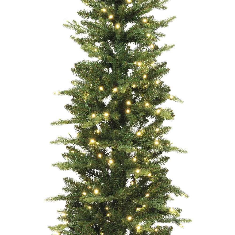 Albero di Natale artificiale illuminato Abete Monviso slim We Love Christmas 240 cm, 450 LED 3