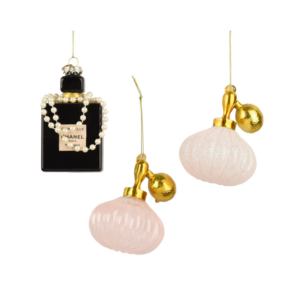 Formina in vetro flacone di profumo, 3 varianti assortite, 10,5cm 1pezzo 1