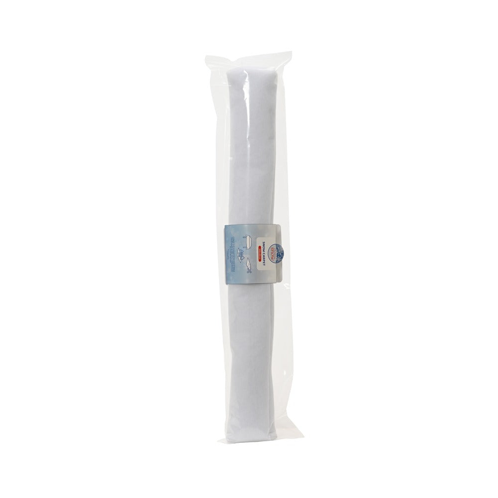 Tappeto decorativo effetto neve in poliestere, bianco, 300x60cm 1