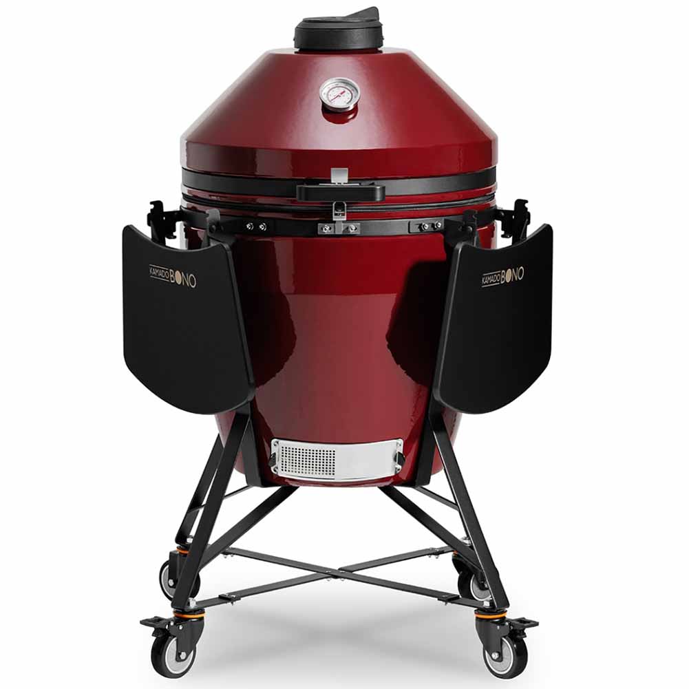 Kamado Bono EVO Grande Royal Red Barbecue kamado in ceramica 64 cm ad alta capacità