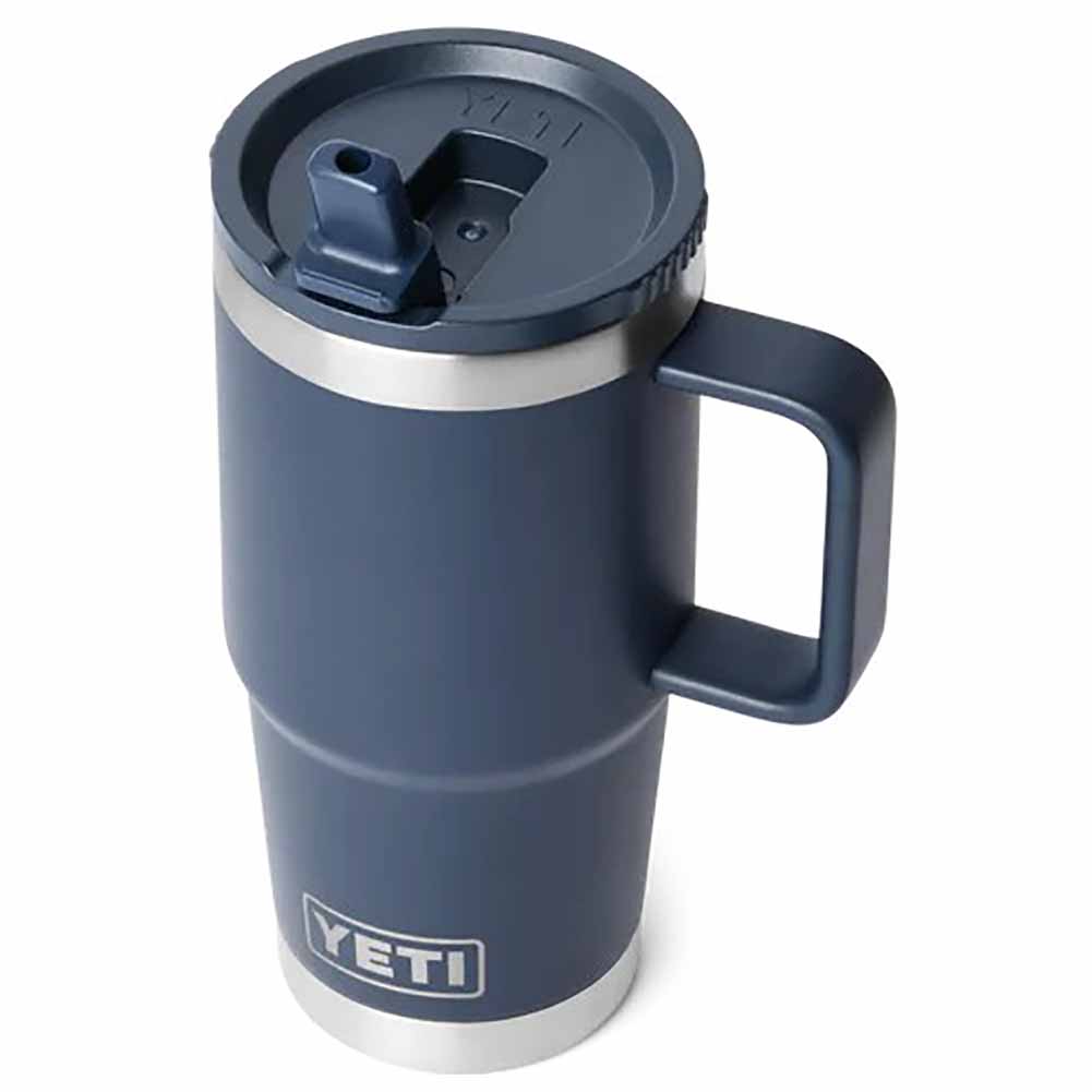 Tazza viaggio Rambler Yeti Navy Blue con cannuccia 595 ml 2
