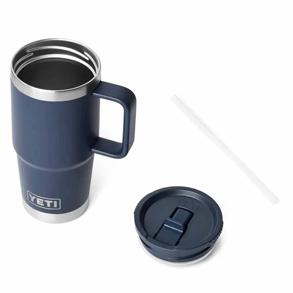 Tazza viaggio Rambler Yeti Navy Blue con cannuccia 595 ml 4