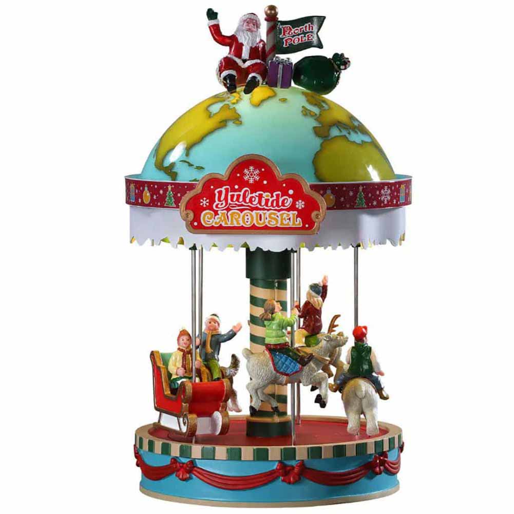Yuletide Carousel Carnival Lemax Cod 94525 1